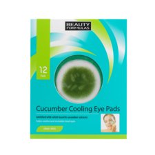 Cooling Eye Pads BEAUTY FORMULAS Cucumber 12pcs